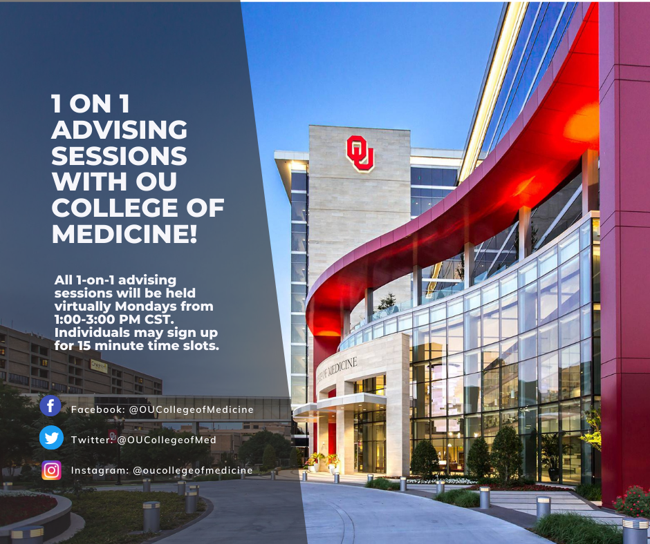 1 on 1 Advising sessions!